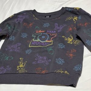 Toy Story Kids Sweatshirt - Gray with Multicolor Accents